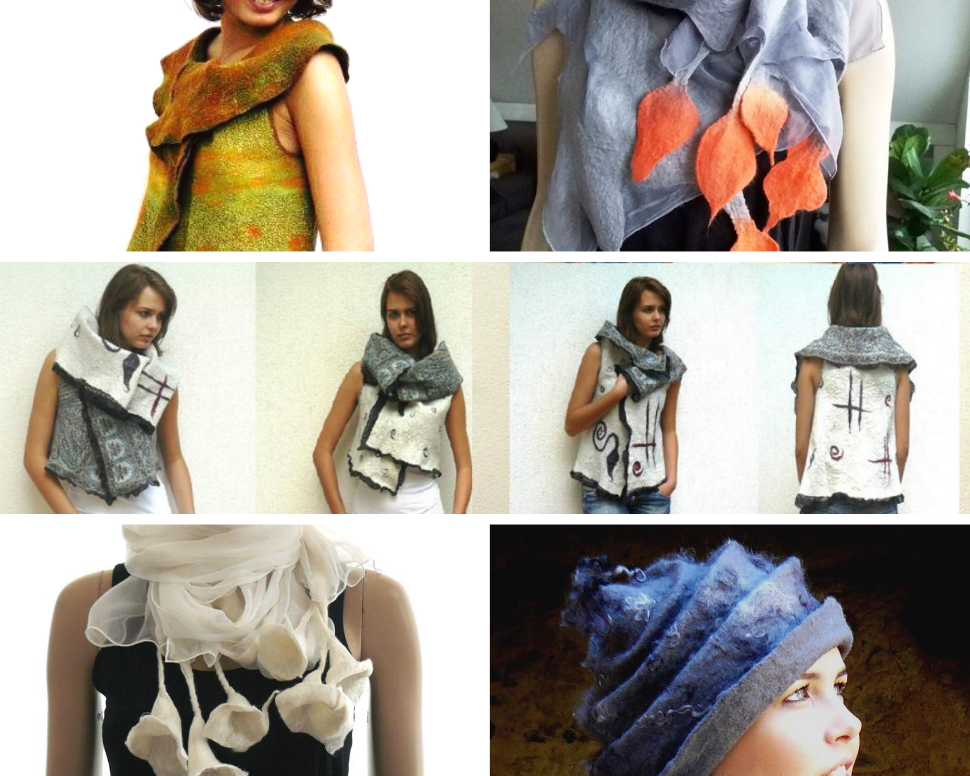 vegyél hazait nemezdivat nemez sál mellény kalap