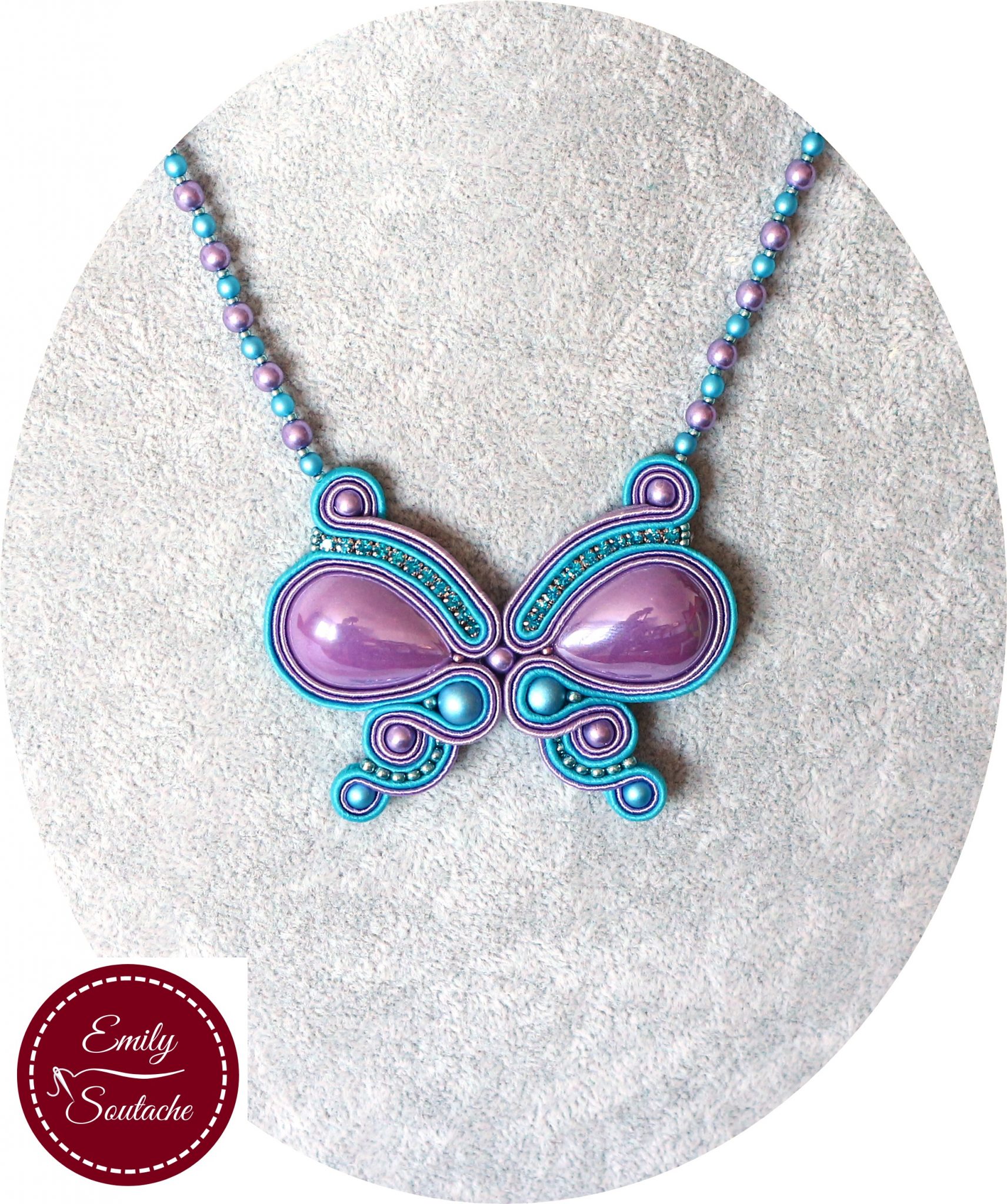 Türkiz-lila pillangó - Image 4