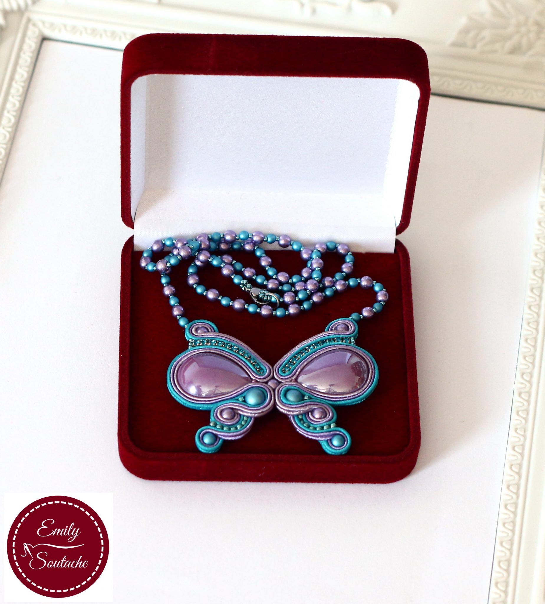 Türkiz-lila pillangó - Image 5